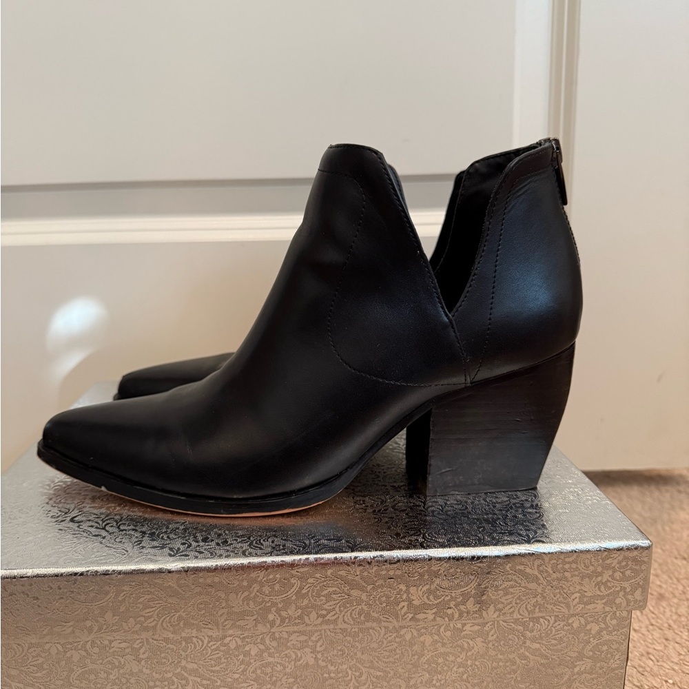 Vince Camuto Black Ankle Booties